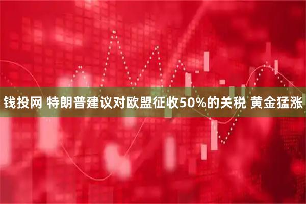 钱投网 特朗普建议对欧盟征收50%的关税 黄金猛涨