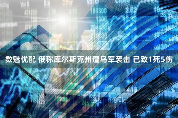 数魅优配 俄称库尔斯克州遭乌军袭击 已致1死5伤