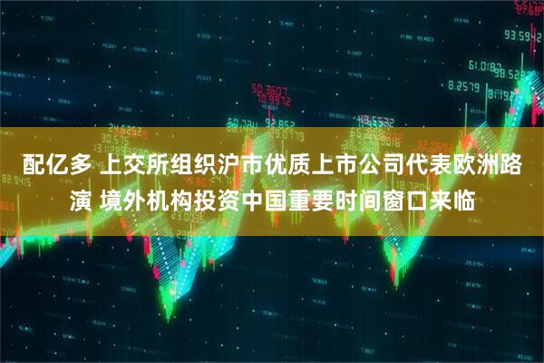 配亿多 上交所组织沪市优质上市公司代表欧洲路演 境外机构投资中国重要时间窗口来临